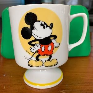 Vintage 1933 Mickey Mouse pedestal mug